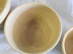 Watt 9 In, 7 1/2 In & 6 1/2 In Apple Pattern Bowls