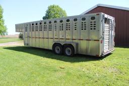 1994 Wilson 7x24 Alum. Livestock Trailer