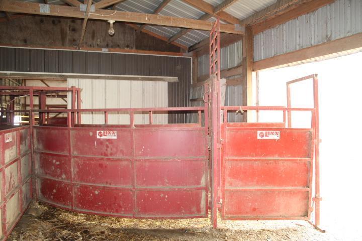 Linn Cattle Working Chute w/Manual/Automatic Headgate w/Alley & Load Chute