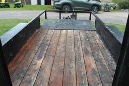 6 Ft.x12 Ft. BP Car Trailer w/6 Bolt Rims & Ramps (Good)