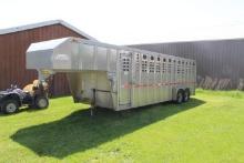 1994 Wilson 7x24 Alum. Livestock Trailer