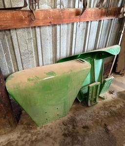 Set JD 20 Series Flat Top Fenders w/Lights