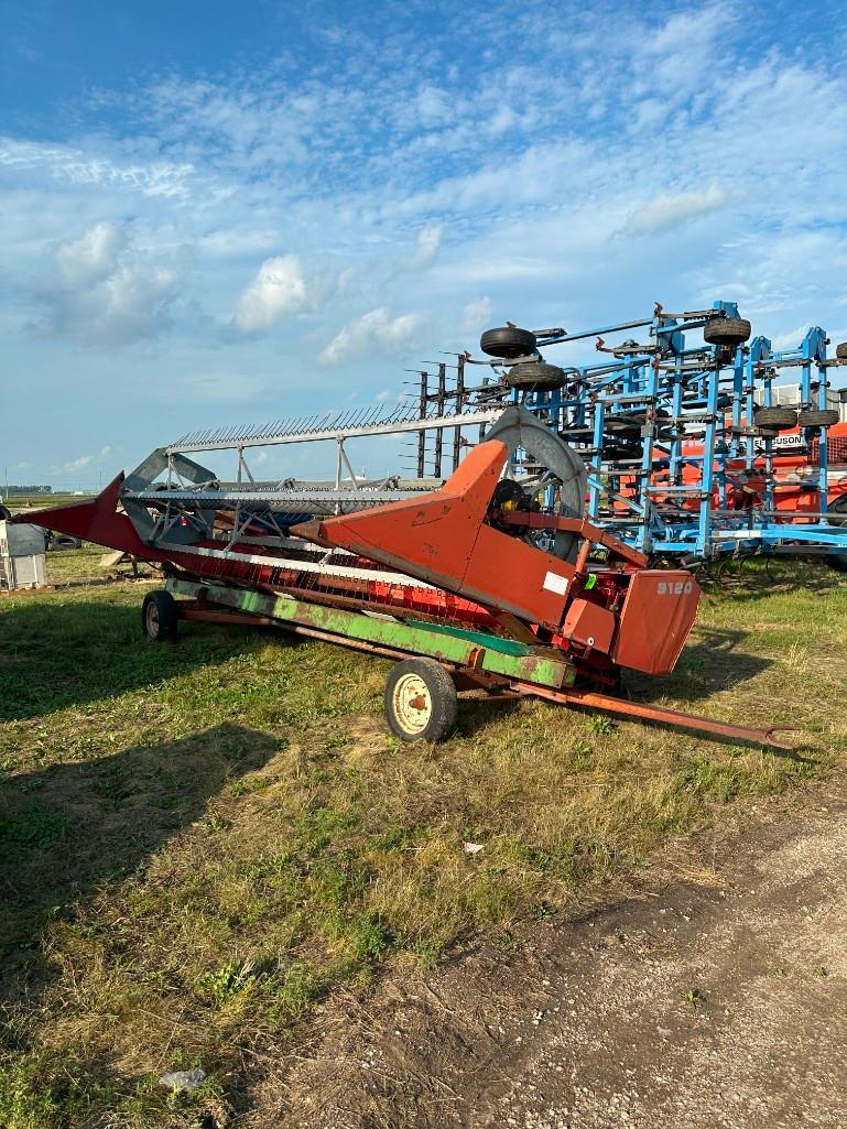 MF 9120 Bean Head & HM Head Trailer, 20 Ft.