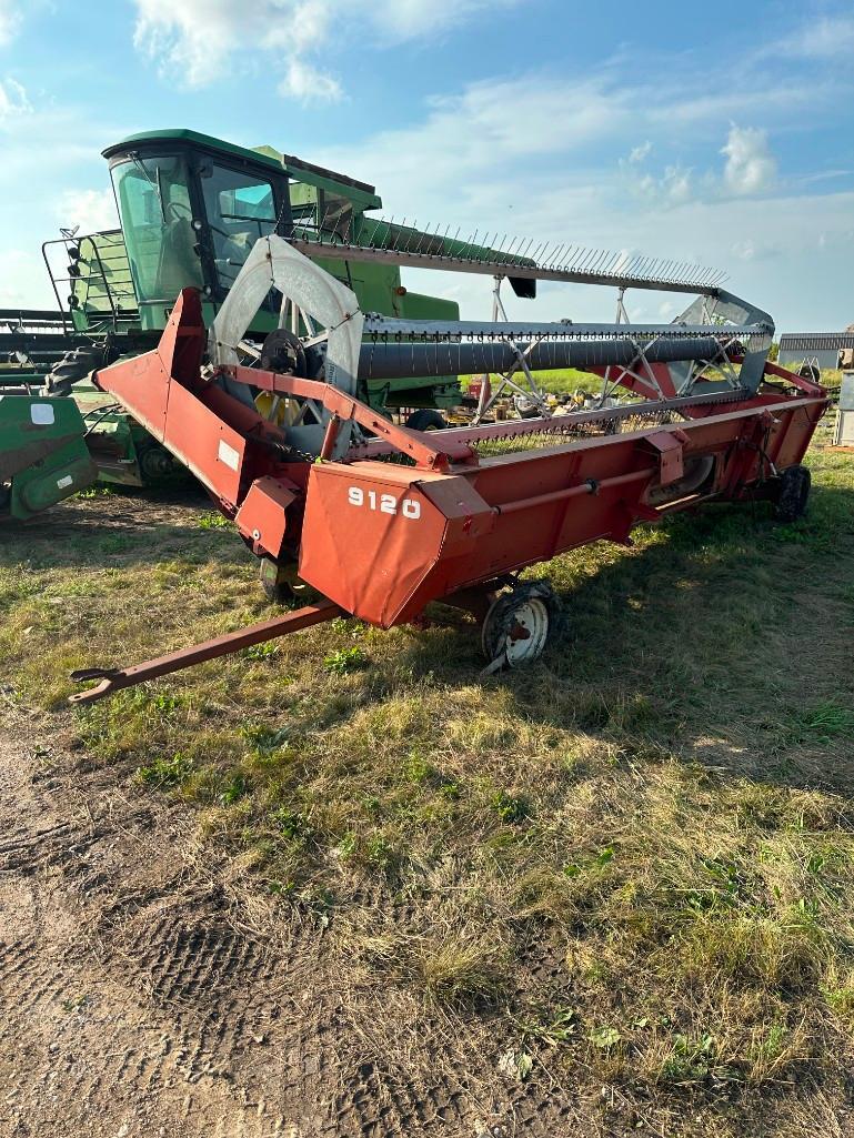 MF 9120 Bean Head & HM Head Trailer, 20 Ft.