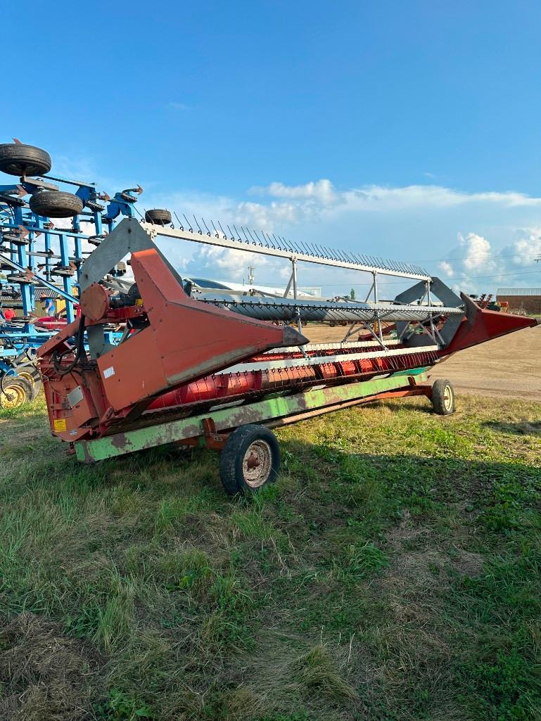 MF 9120 Bean Head & HM Head Trailer, 20 Ft.