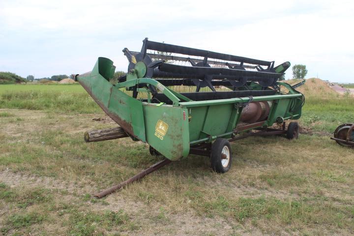 JD 220 Bean Head & HM Head Trailer, 20 Ft.