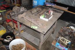 3 ft.x51 1/2 in. Blacksmith Tbl. w/ 5 in. Vise