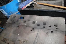 3 ft.x51 1/2 in. Blacksmith Tbl. w/ 5 in. Vise