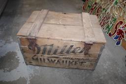 Miller Brew Co. 2 Doz. Lg. Beer Crate
