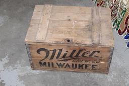 Miller Brew Co. 2 Doz. Lg. Beer Crate
