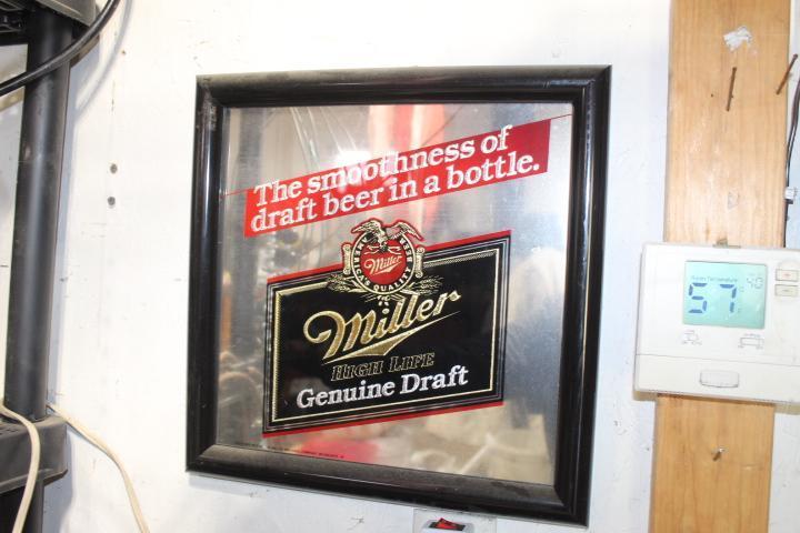 Miller High Life Gen. Draft Beer Mirror