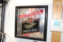 Miller High Life Gen. Draft Beer Mirror