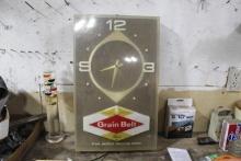 Grain Belt 12 In.x20 In. Clock, light doesn't work