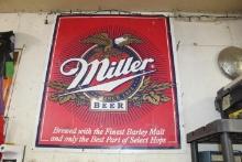 Miller 3 Ft. x40 In. Met. Sgl. Sided Sign