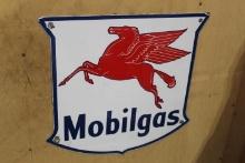 Mobil Gas 12 In. Rep. Sign