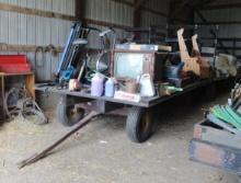 8 Ft.x18 Ft. Wdn. Hay Rack w/ Back