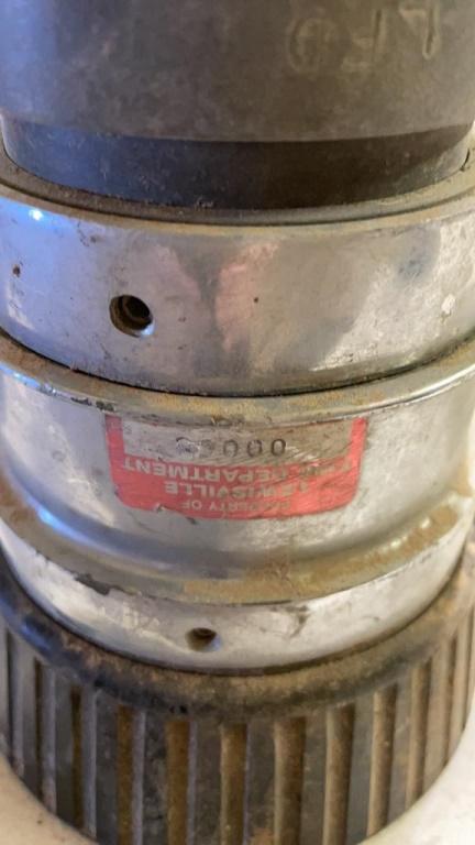 2-1/2” ELKHART fire hose nozzle