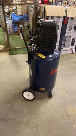 CH 20gal/1.3hp oil-free vertical air compressor