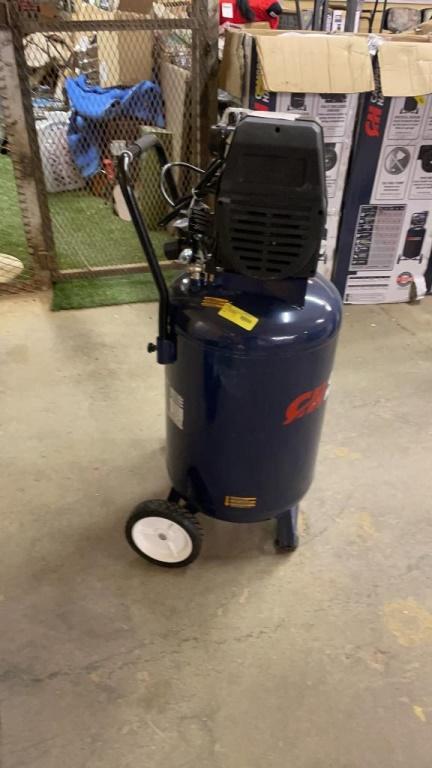 CH 20gal/1.3hp oil-free vertical air compressor