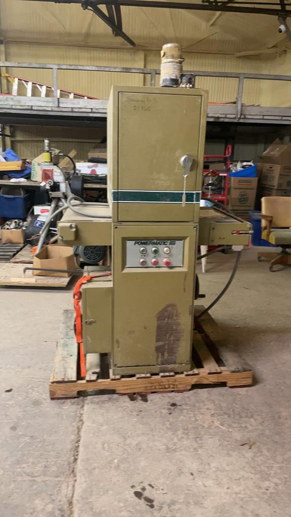 PowerMatic III conveyer belt sander