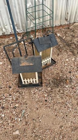 Welcome plant/birdhouse hanger,bird feeders &
