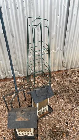 Welcome plant/birdhouse hanger,bird feeders &