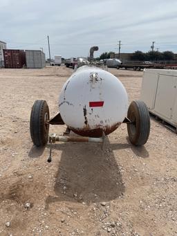 250gal diesel tank on single axel trailer