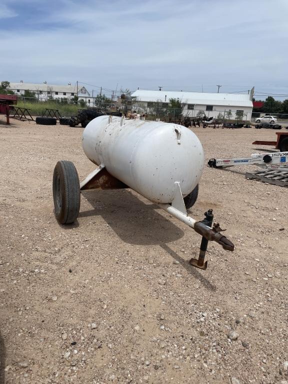 250gal diesel tank on single axel trailer