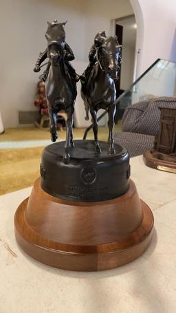 MBNA American Racing Challenge bronze on swivel