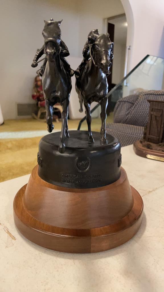 MBNA American Racing Challenge bronze on swivel