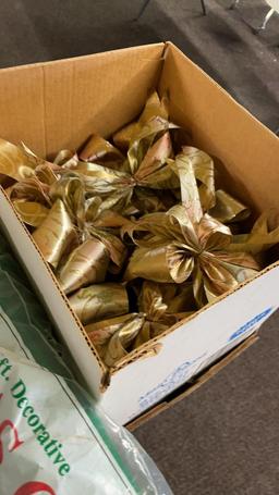 2 boxes of Christmas decorations