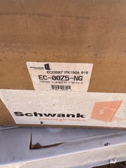 Schwank 71,000btu infrared gas heater