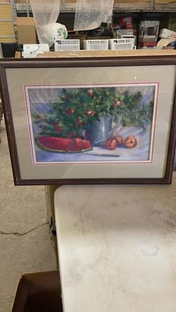 Matted & framed picture