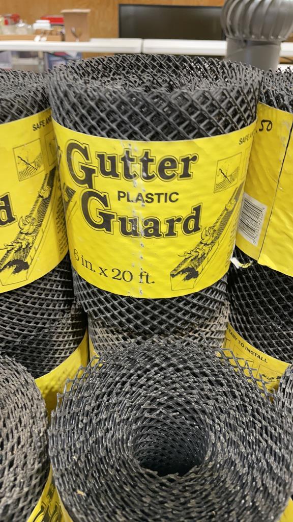 Gutter plastic guard