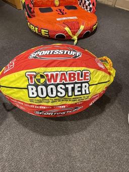 Towable Booster and tow rope
