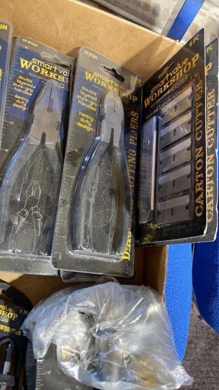 Box of misc household tools