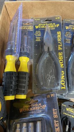 Box of misc household tools