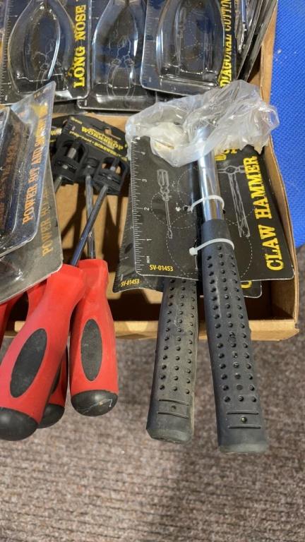Box of misc household tools