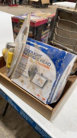 Box of misc lights