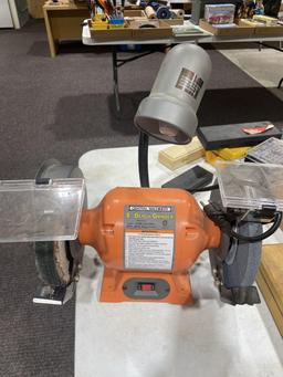 8” bench grinder