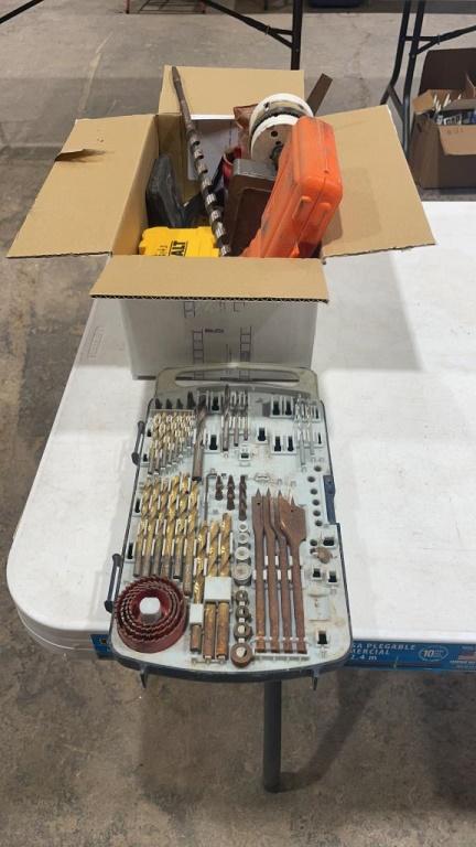 Lot of drill bits
