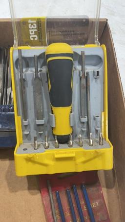 Box of regular & precision files