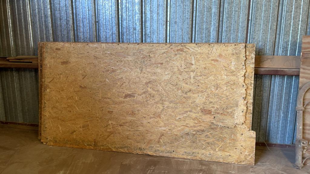 6 sheets of 1/2” OSB