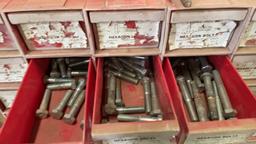 30 drawer bolt bin w/bolts & nuts