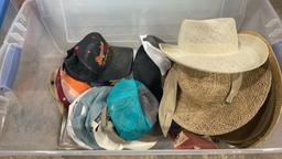 Tub of hats & caps