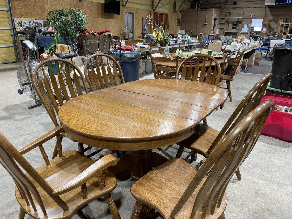 Intercon dining table w/6 chairs
