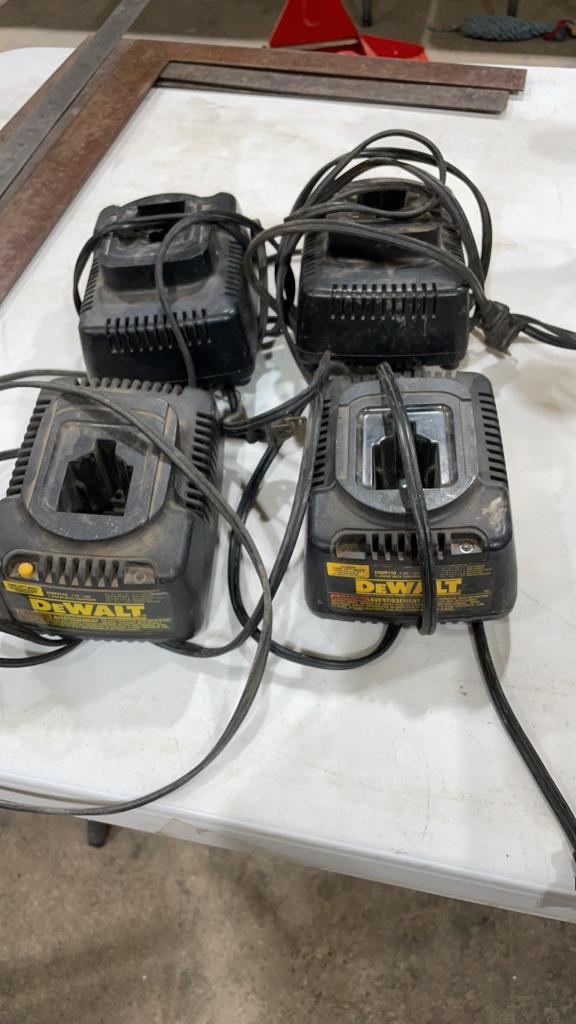 Lot of DEWALT 18V tools & case