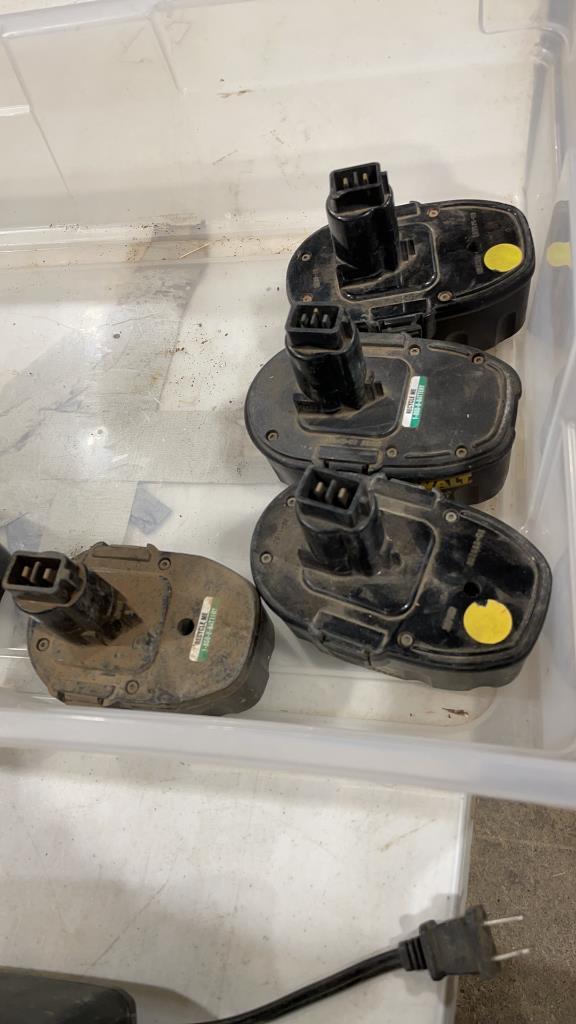 Lot of DEWALT 18V tools & case