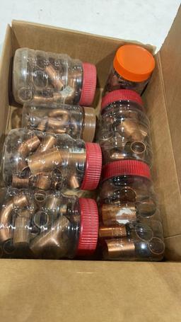 Box of misc copper fittings