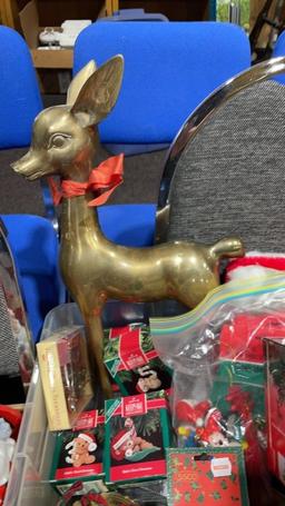 2 boxes of Christmas decorations
